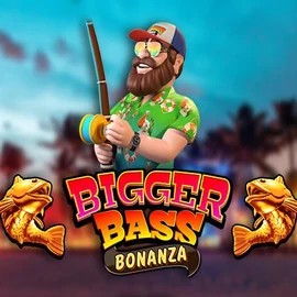 Bigger Bass Bonanza logo – Slots by Pragmatic Play at Fambet Casino