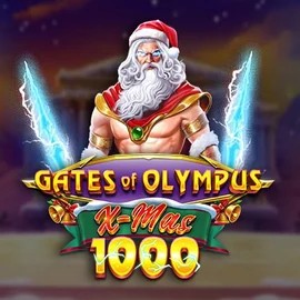 Gates of Olympus Xmas 1000 slot logo by Pragmatic Play at Fambet Casino